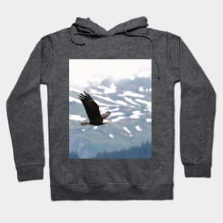 Eagle In Flight Hoodie